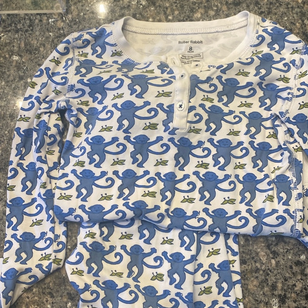 Roller Rabbit monkey pjs
